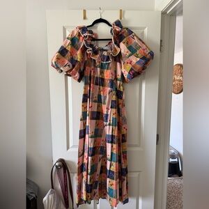 Colorful Patchwork Maxi Dress